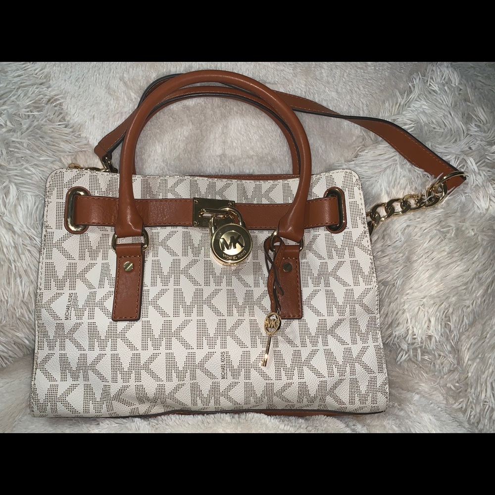 Michael Kors Hamilton PVC Medium Signature Handbag